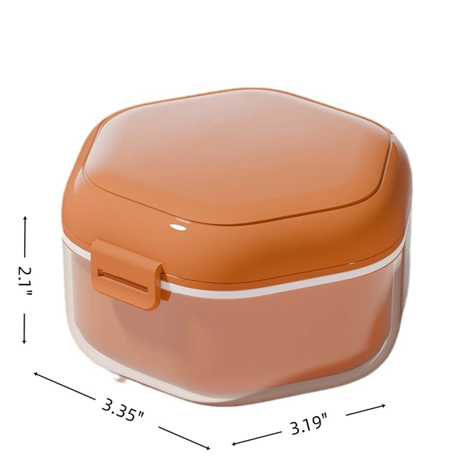 3 Layer Portable Braces Case Denture Box 7