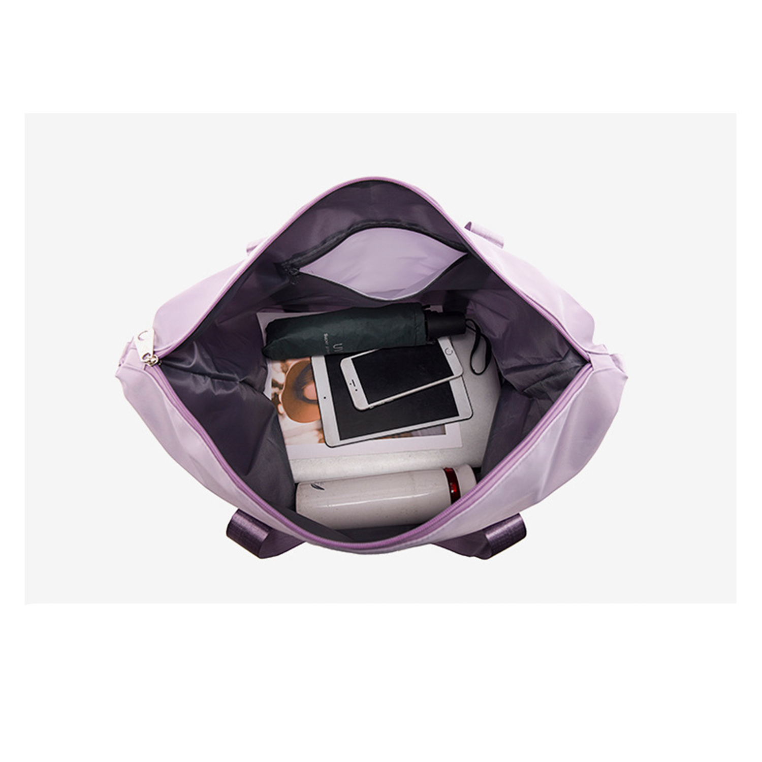 Oxford Travel Duffel Bag with Spinner Wheels, custom luggage with logo imprint 3