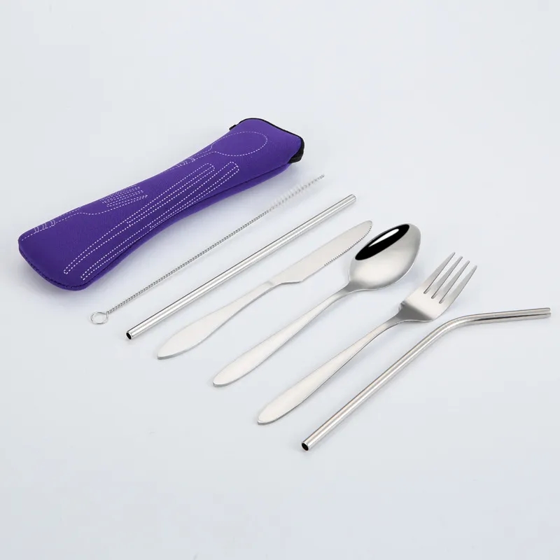 Stainless Steel Ttableware Seven-piece Set 5