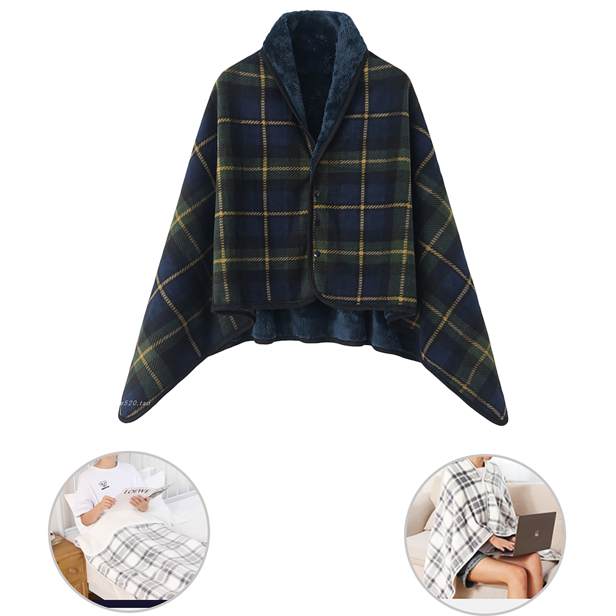 Plush Fleece Wrap Blanket 3
