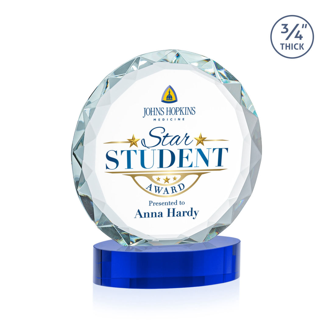 Centura VividPrint™ Award on Alberton Base - Blue 4