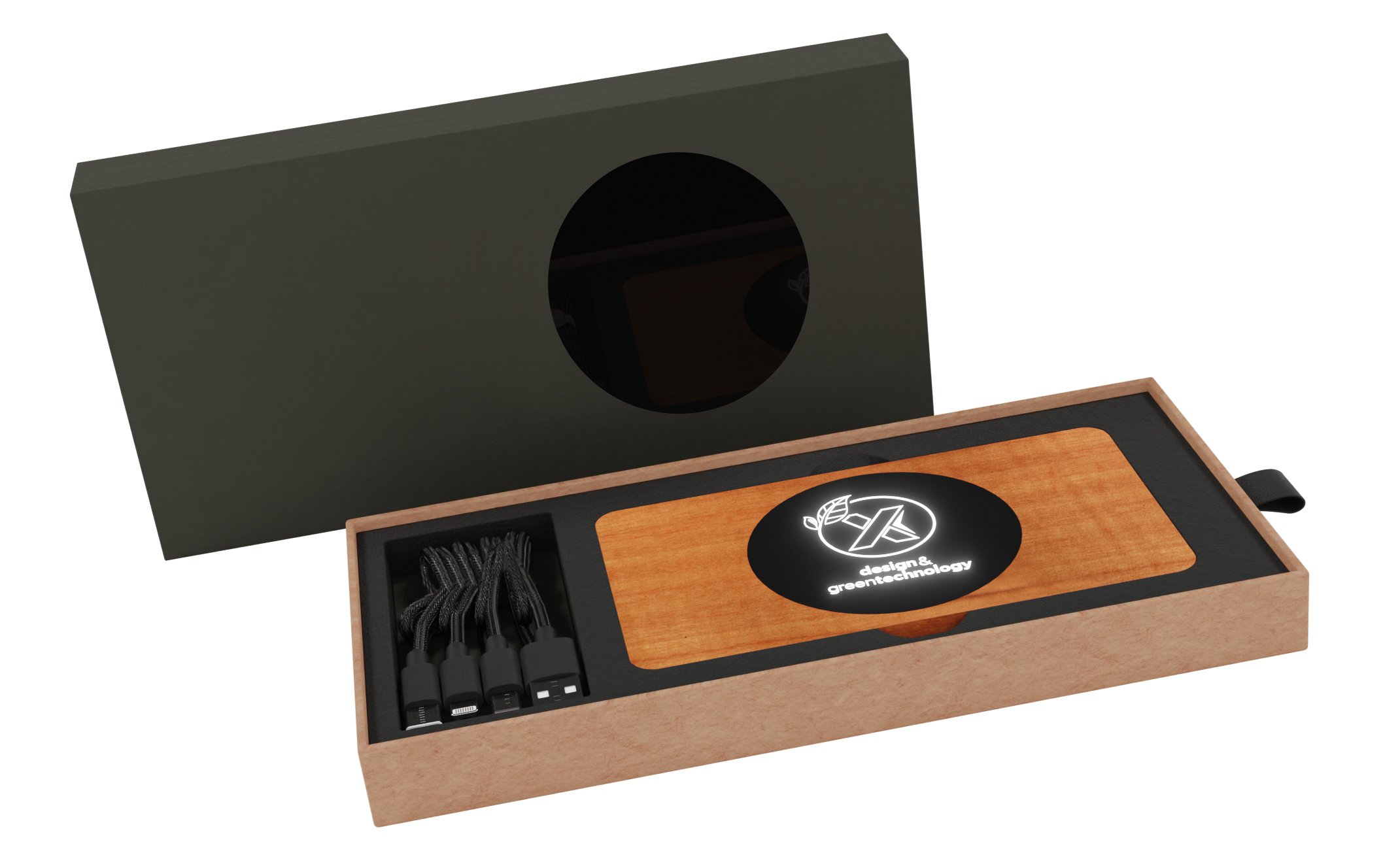 SCX Innovative Design™ Bamboo Wireless Power Bank 10,000 mAh 11
