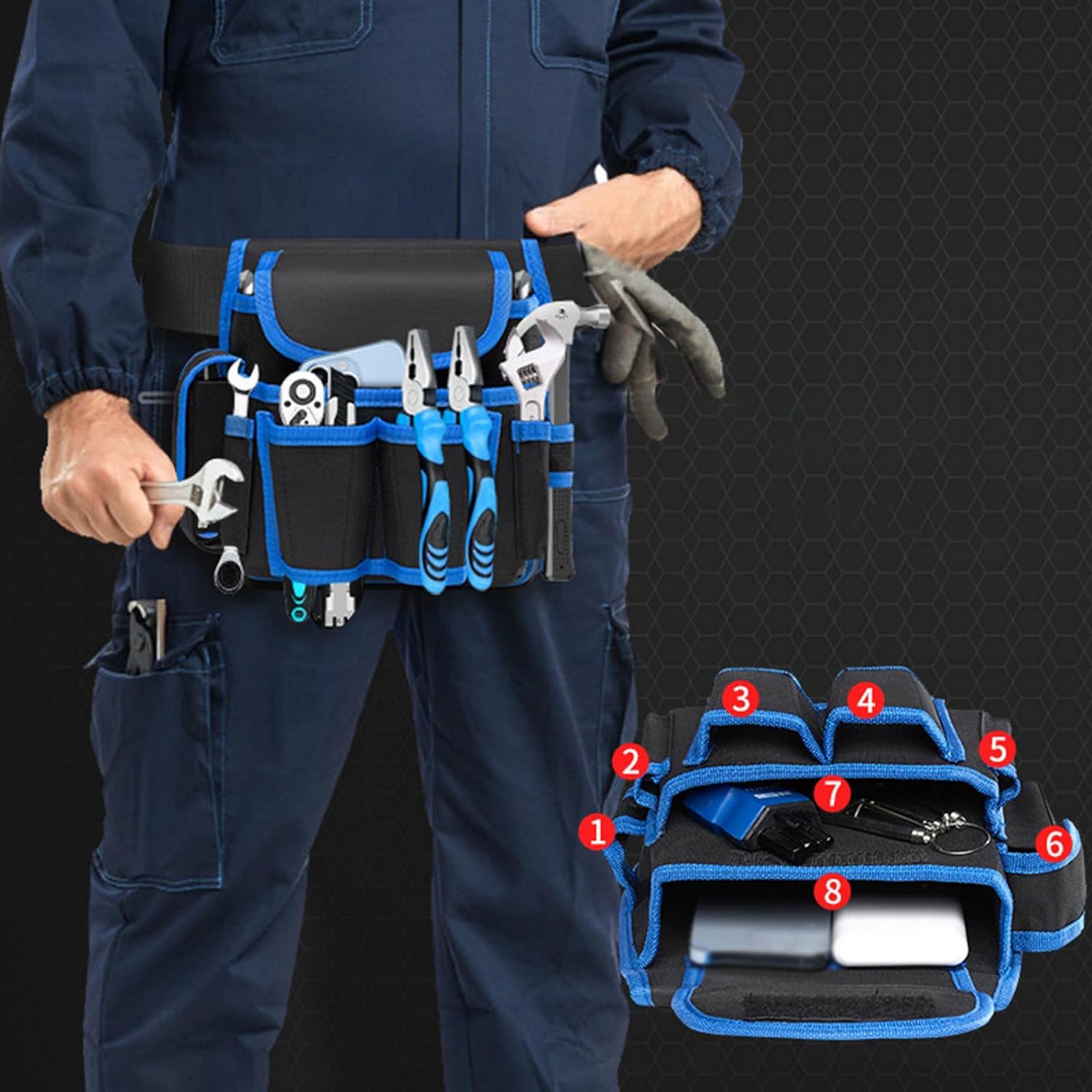 Tool Waist Bag for Electrics 3