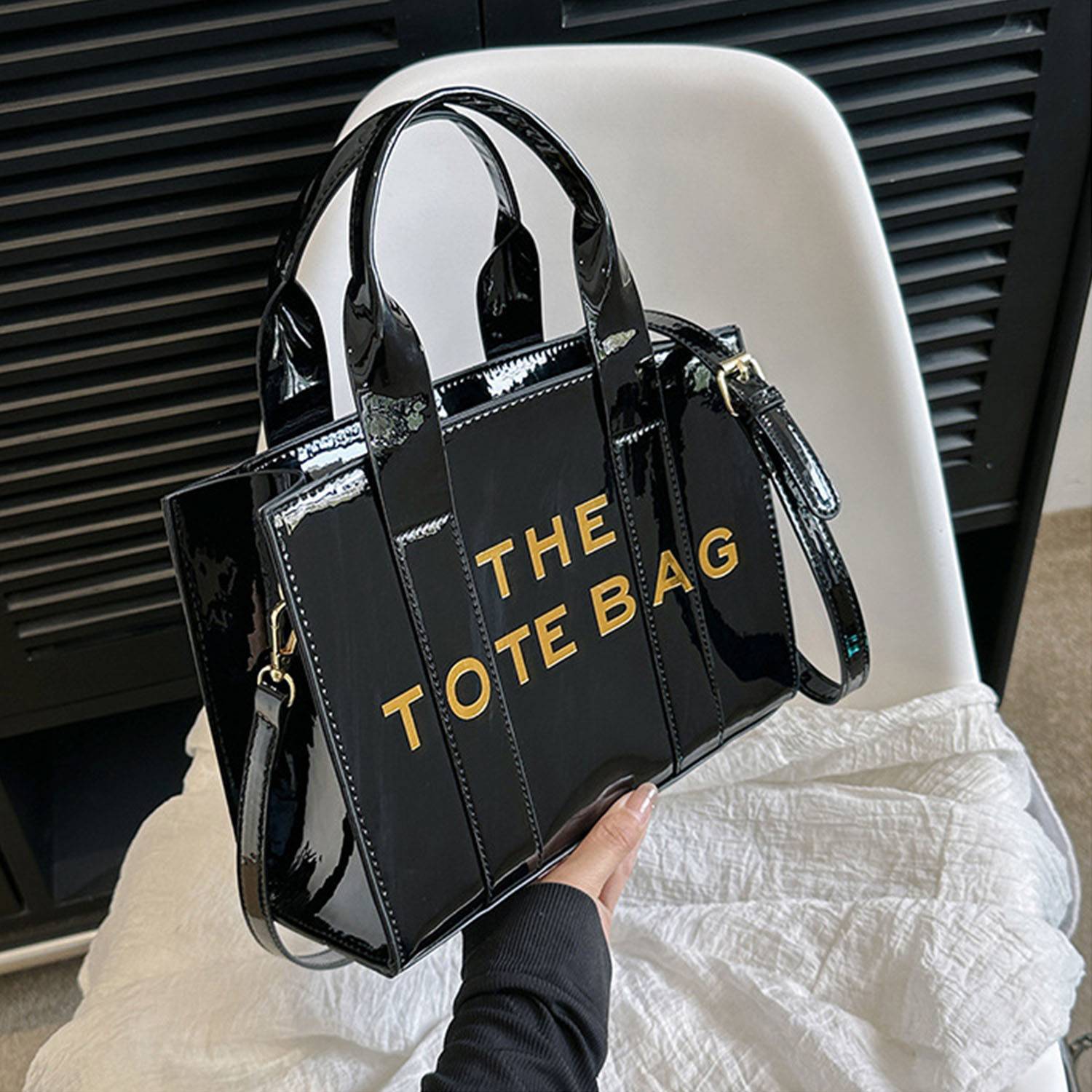 PU large capacity tote bag 7