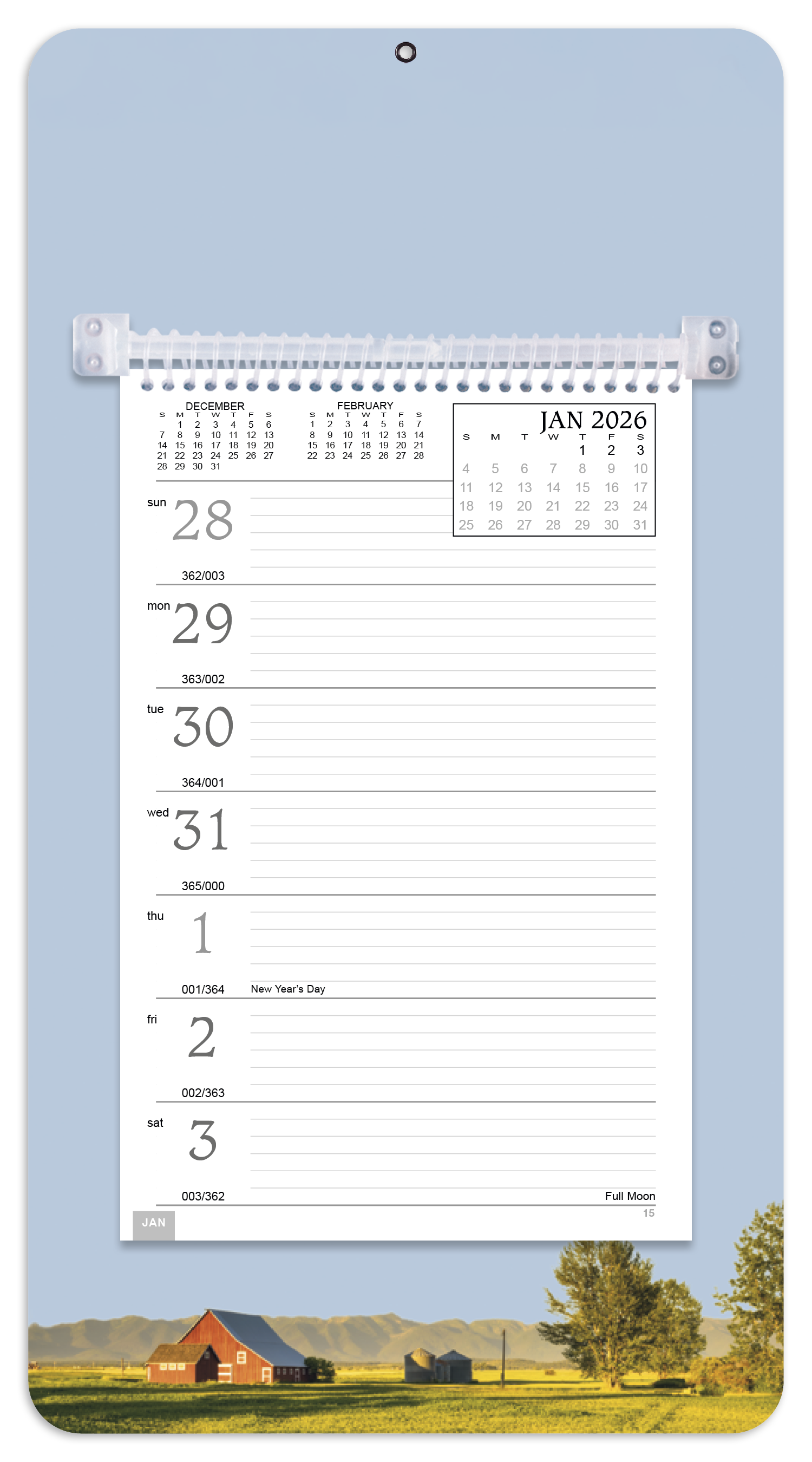 Triumph® Calendars Full-Color Weekly Memo Calendar 11