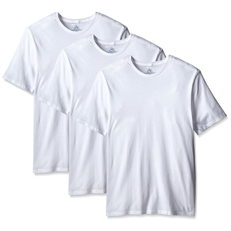 Boys' Crewneck Undershirts - White Medium 3 Pack 2