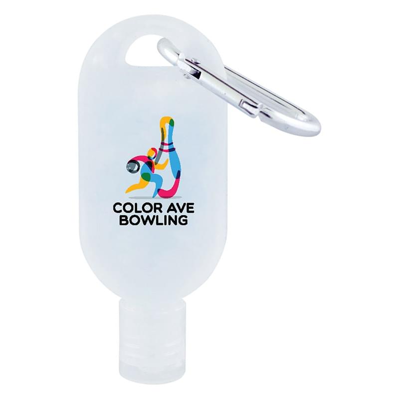 1 oz. Hand Sanitizer Gel w/ Carabiner 1