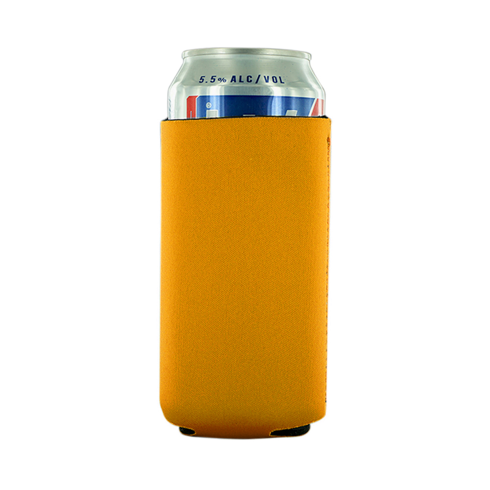 Tall Collapsible Neoprene Can Cooler With Pouch 6.29" X 3.54" 6