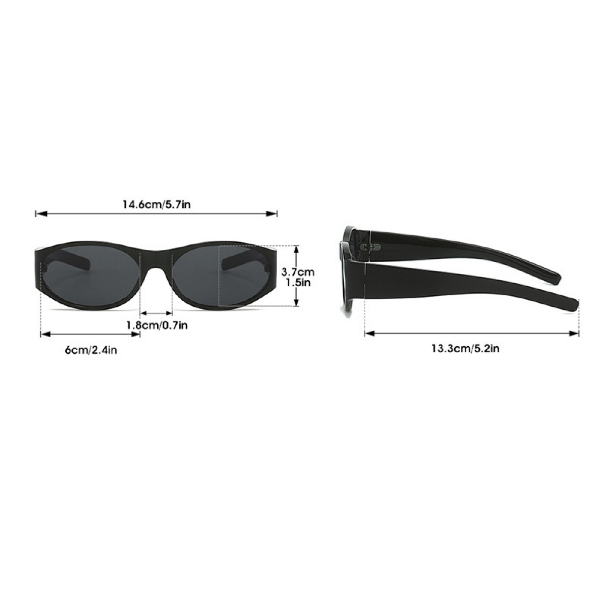 Elliptical Minimalist Sunglasses 3