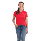 Women's MORENO TEXT MICRO SS POLO 91
