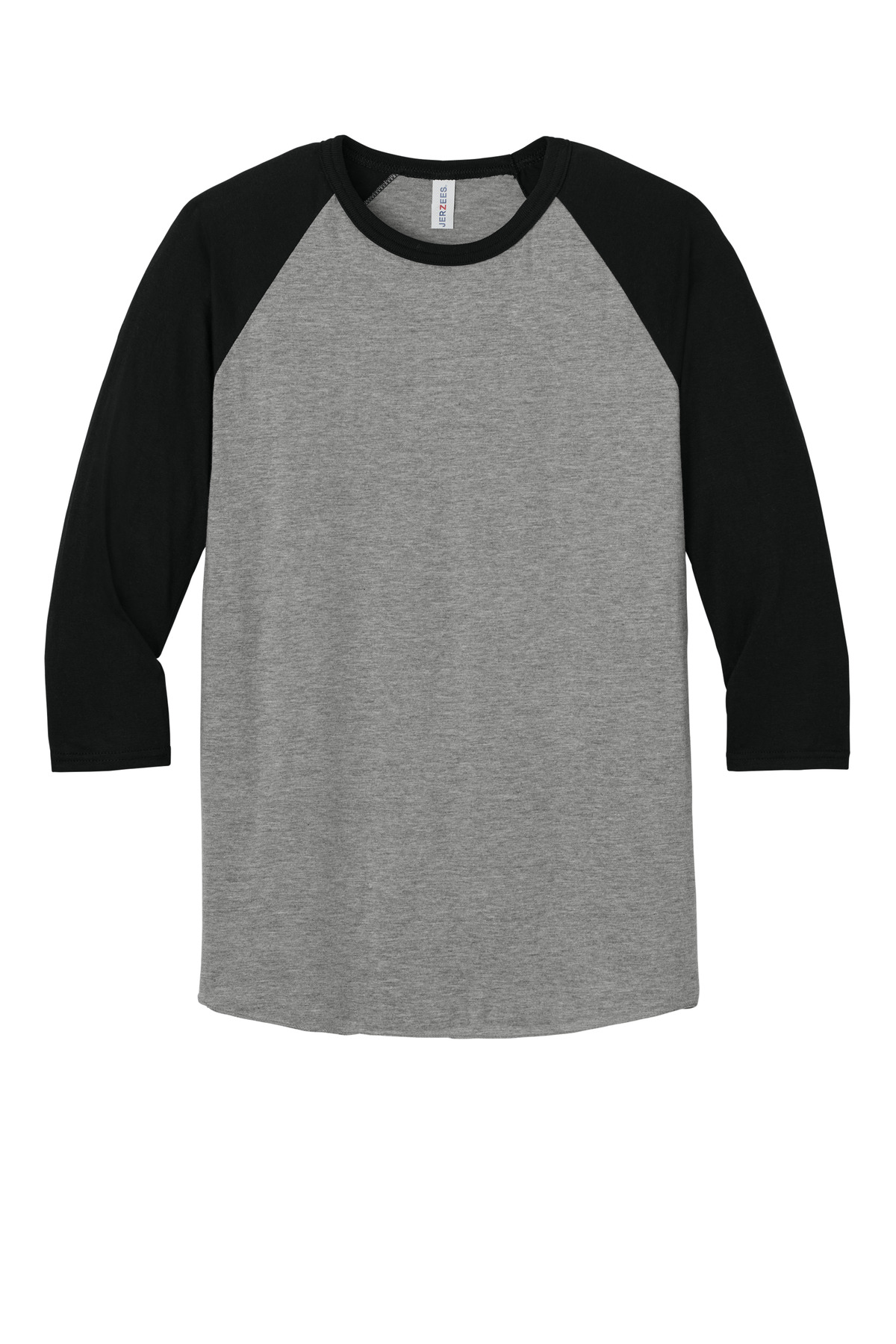 Jerzees Unisex Premium Blend Combed Ring Spun 3/4-Sleeve Raglan 560R 52