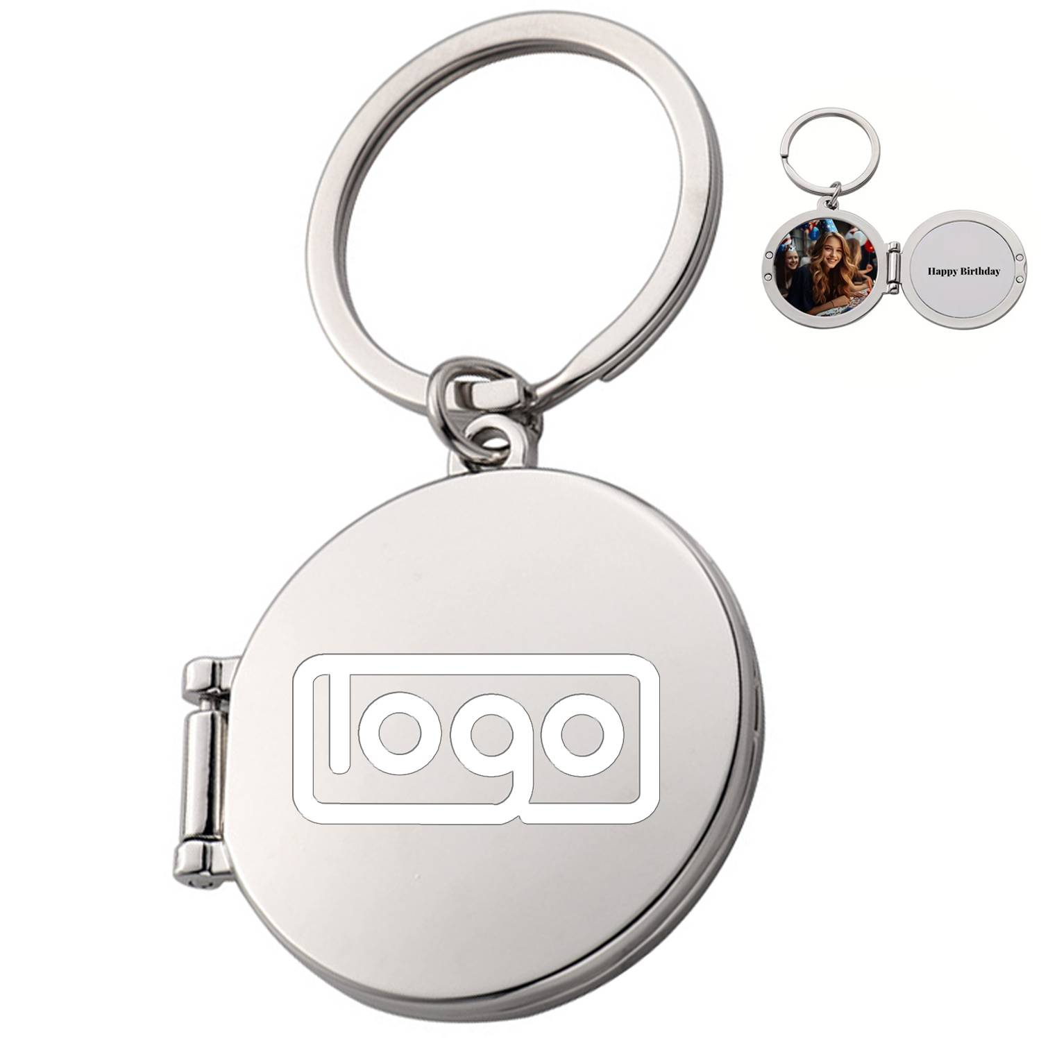 DIY Metal Photo Locket Keychain 5