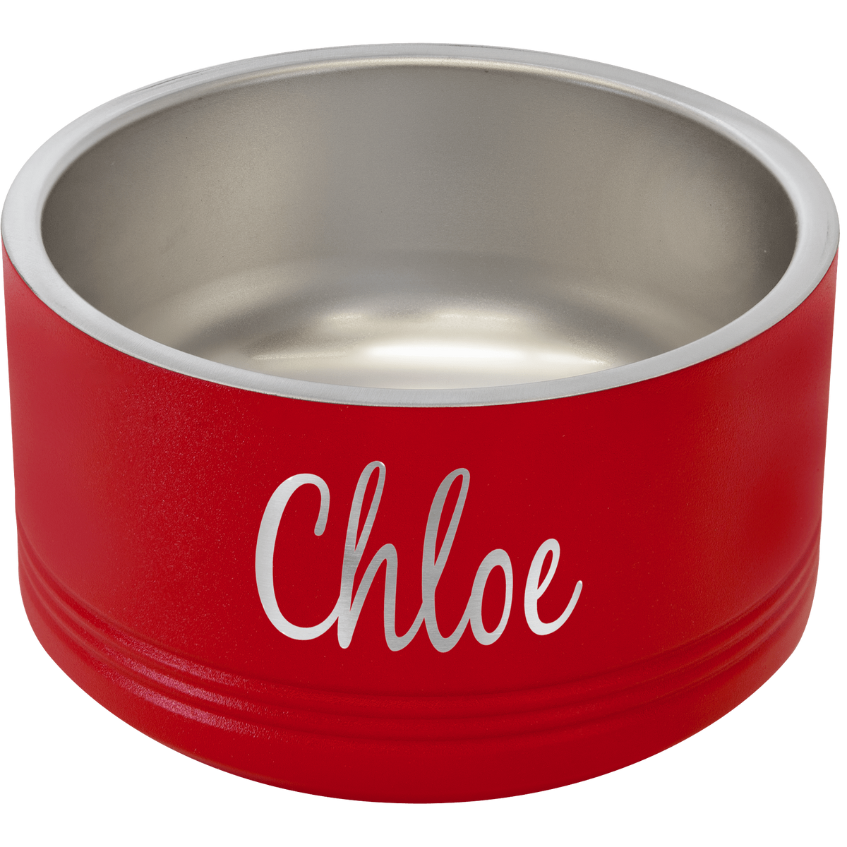 Polar Camel 18 oz. Small Red Pet Bowl 3