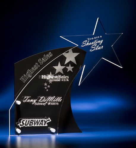 Black Tie Acrylic Awards 1