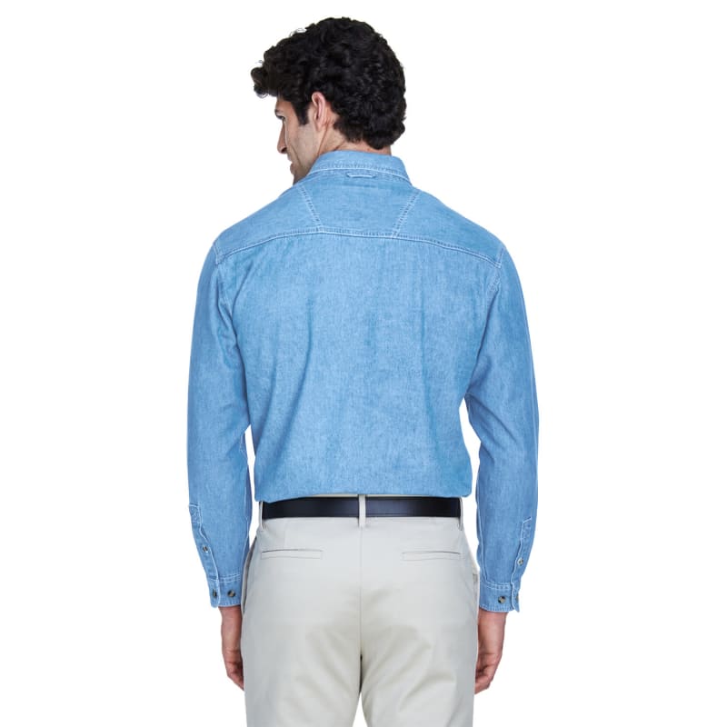 UltraClub Men's Cypress Denim With Pocket 4