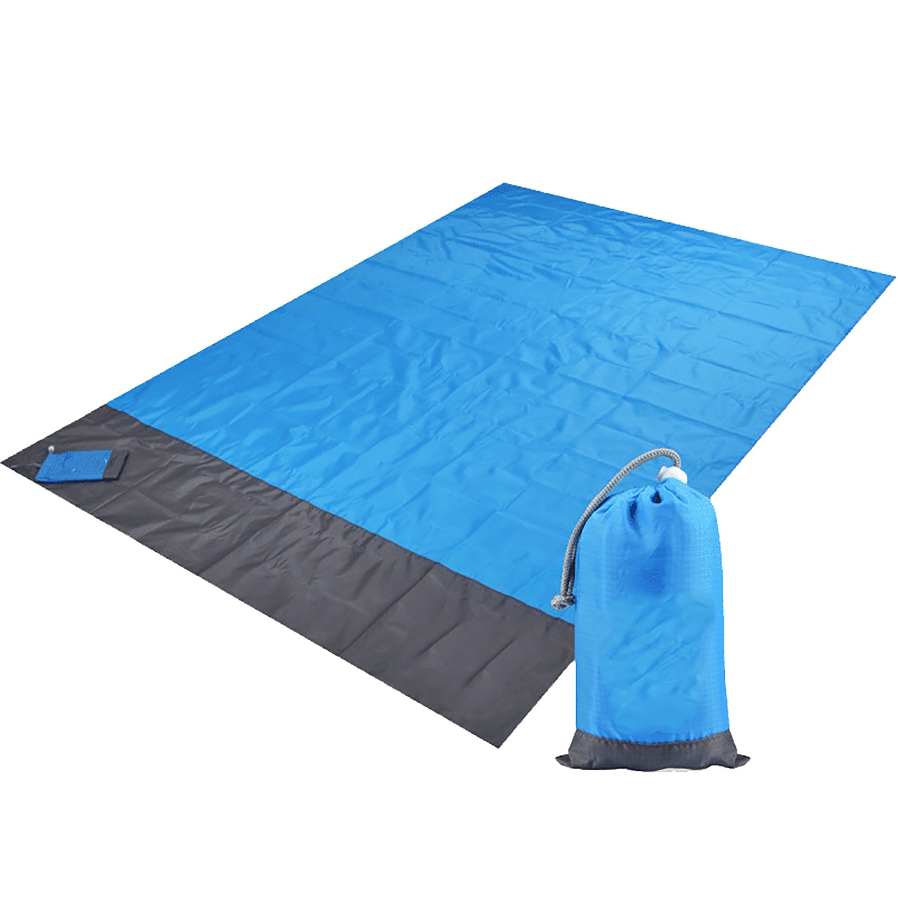 Waterproof Pocket Beach Blanket Folding Camping Mat 2