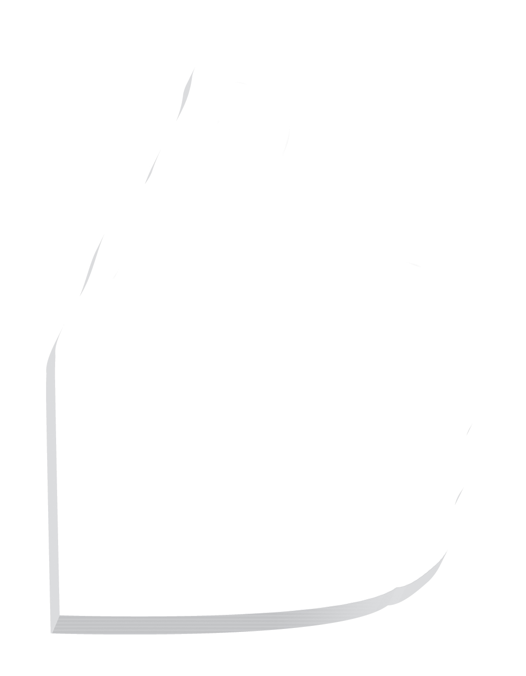 Souvenir® Sticky Note™ 4" x 3" Die Cut Pad, 50 sheet 87