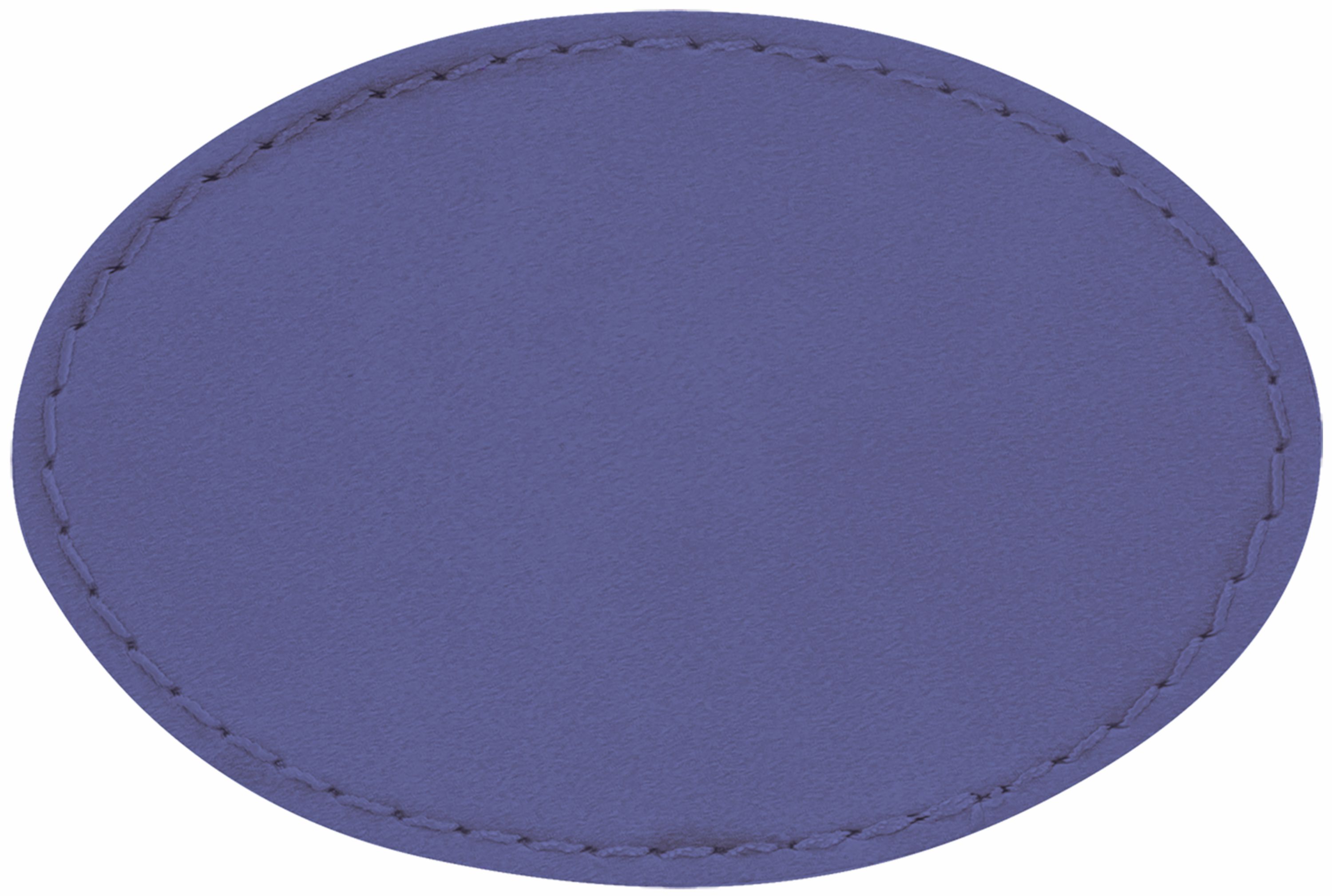 3 1/2" x 2 1/2" Oval Leatherette Patch with Adhesive 13