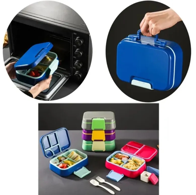 BPA Free Bento Lunch Box with Utensils 2