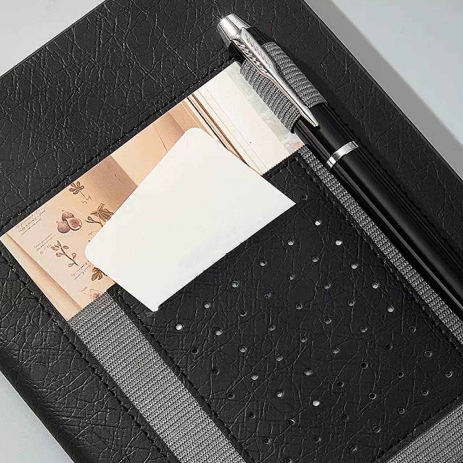 A5 PU Leather Business Notebook w/ Pocket 9