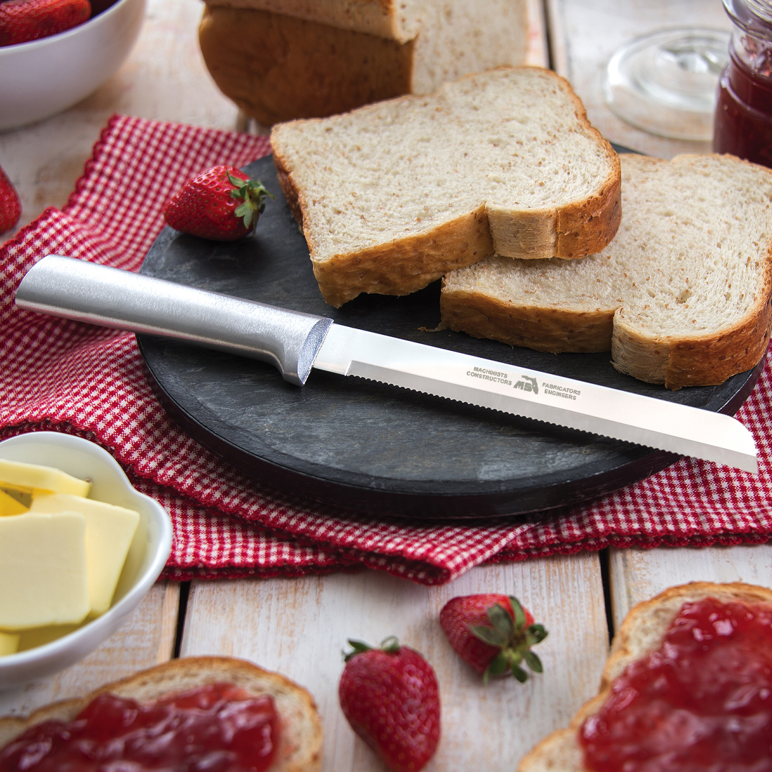 6" Bread Slicer w/Silver Handle 4