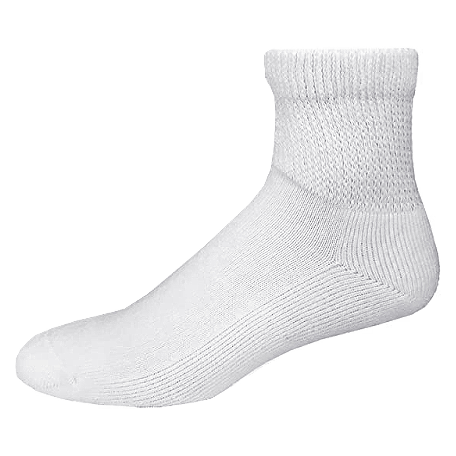 Non Binding Cotton Blend Athletic Quarter Socks 3