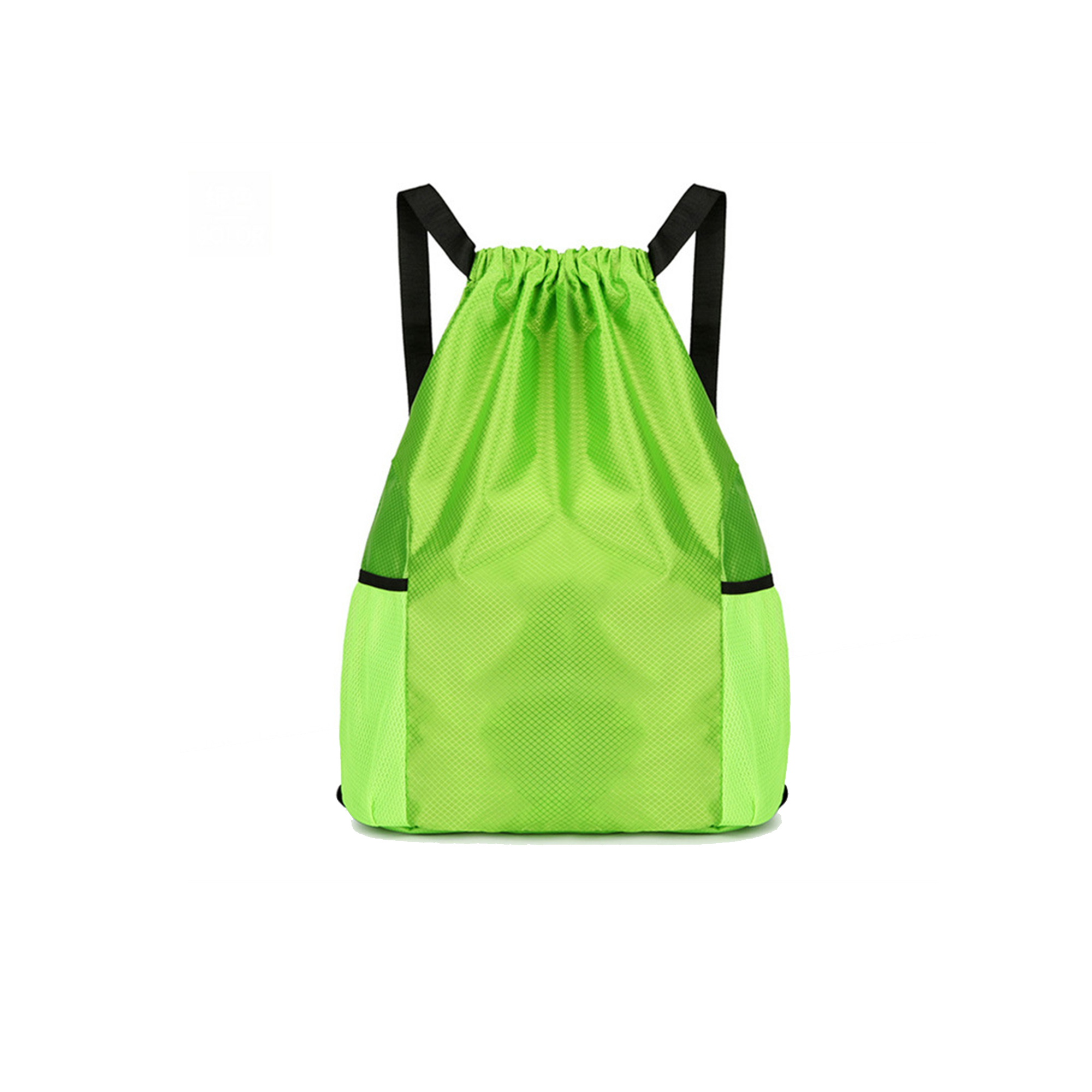 High Density Oxford Drawstring Backpack With Side Pockets 7