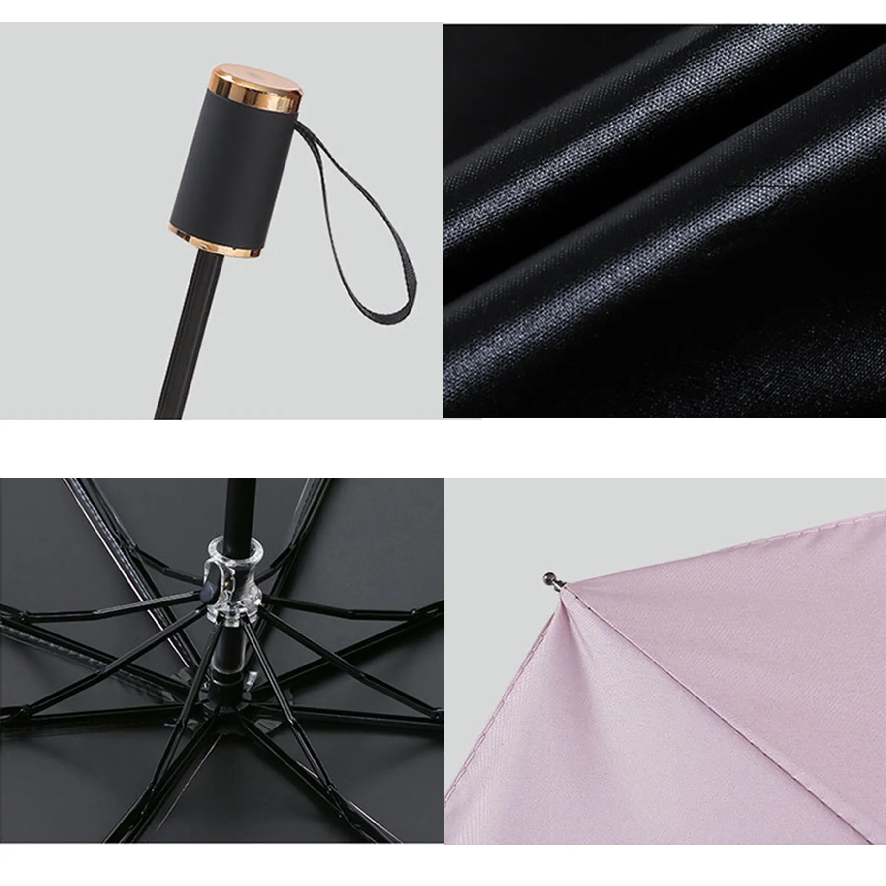 Auto Open Windproof clear Rain Umbrella 10