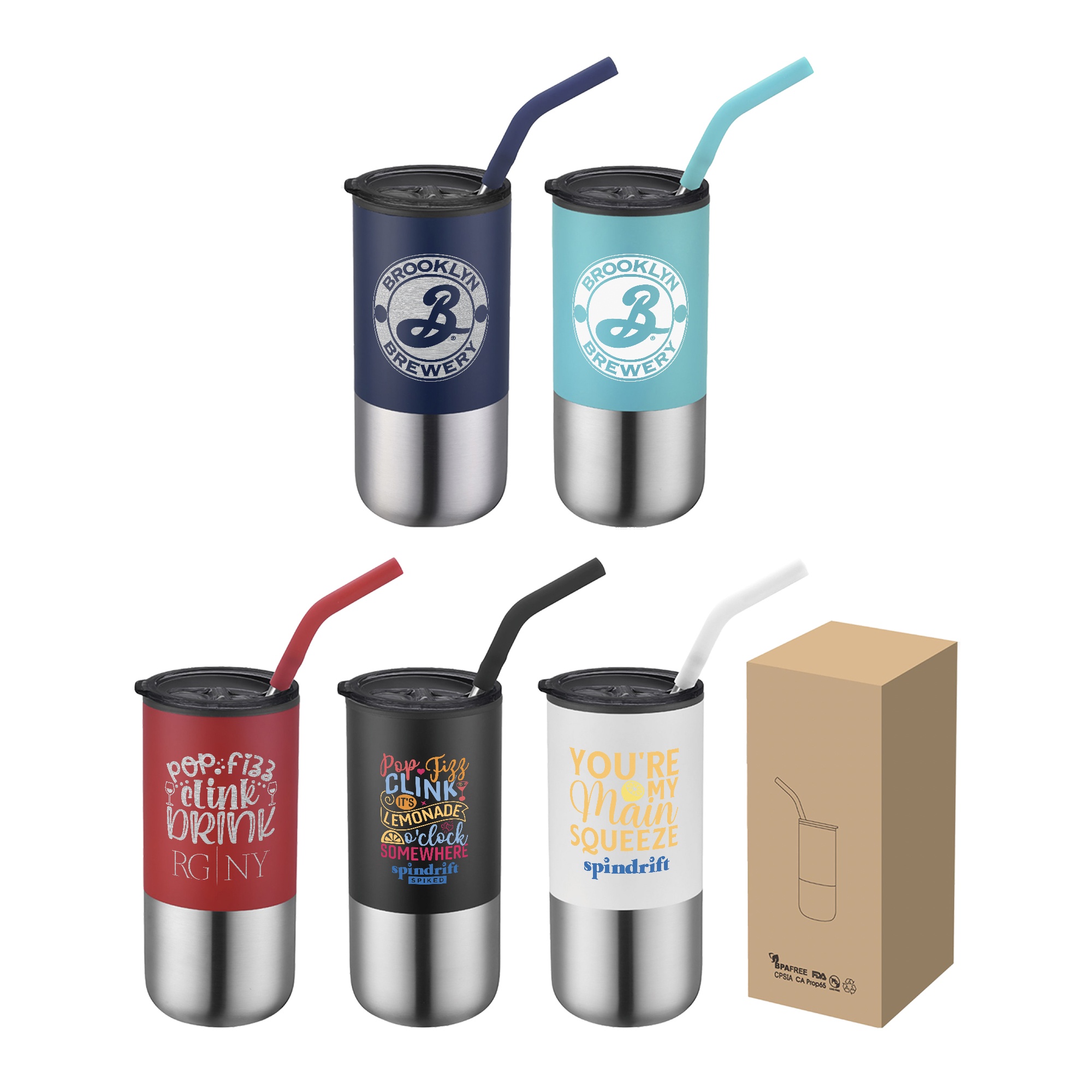30 oz. Vacuum Travel Mug with Carrier Handle 2