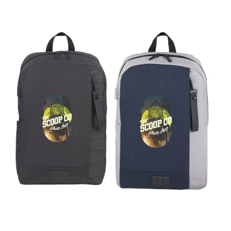 NBN Whitby Slim 15" Computer Backpack w/ USB Port 5