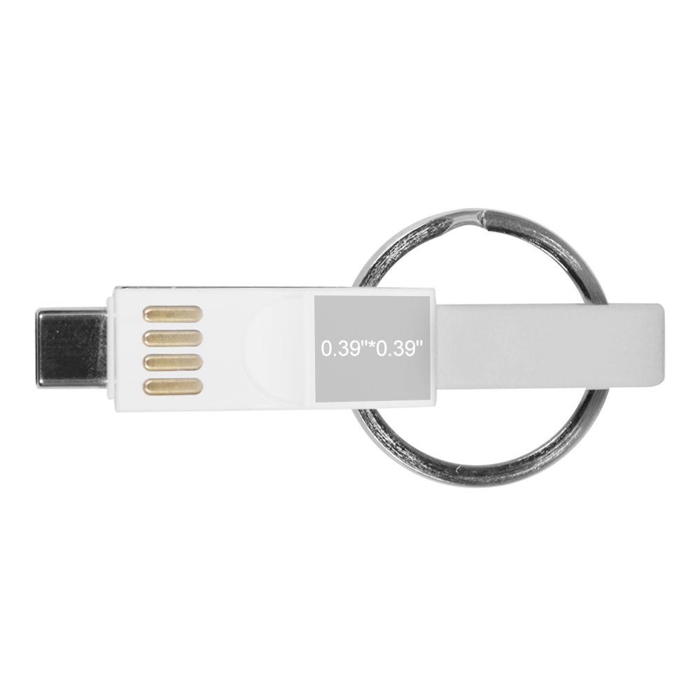 Carol Stream 3-in-1 Key Ring Charging Cable