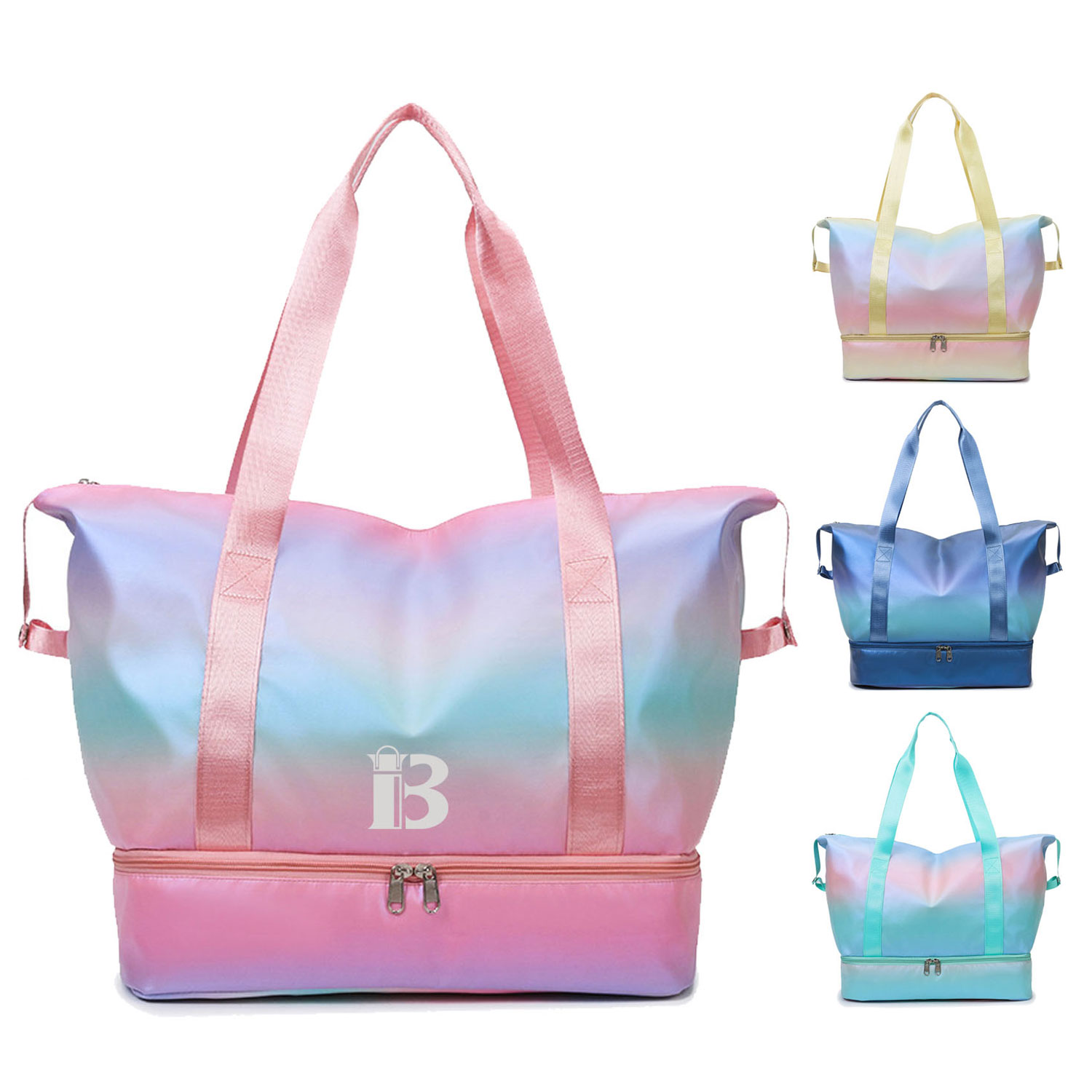 Lightweight Oxford Gym Tote Bag w/ Large Capacity 4