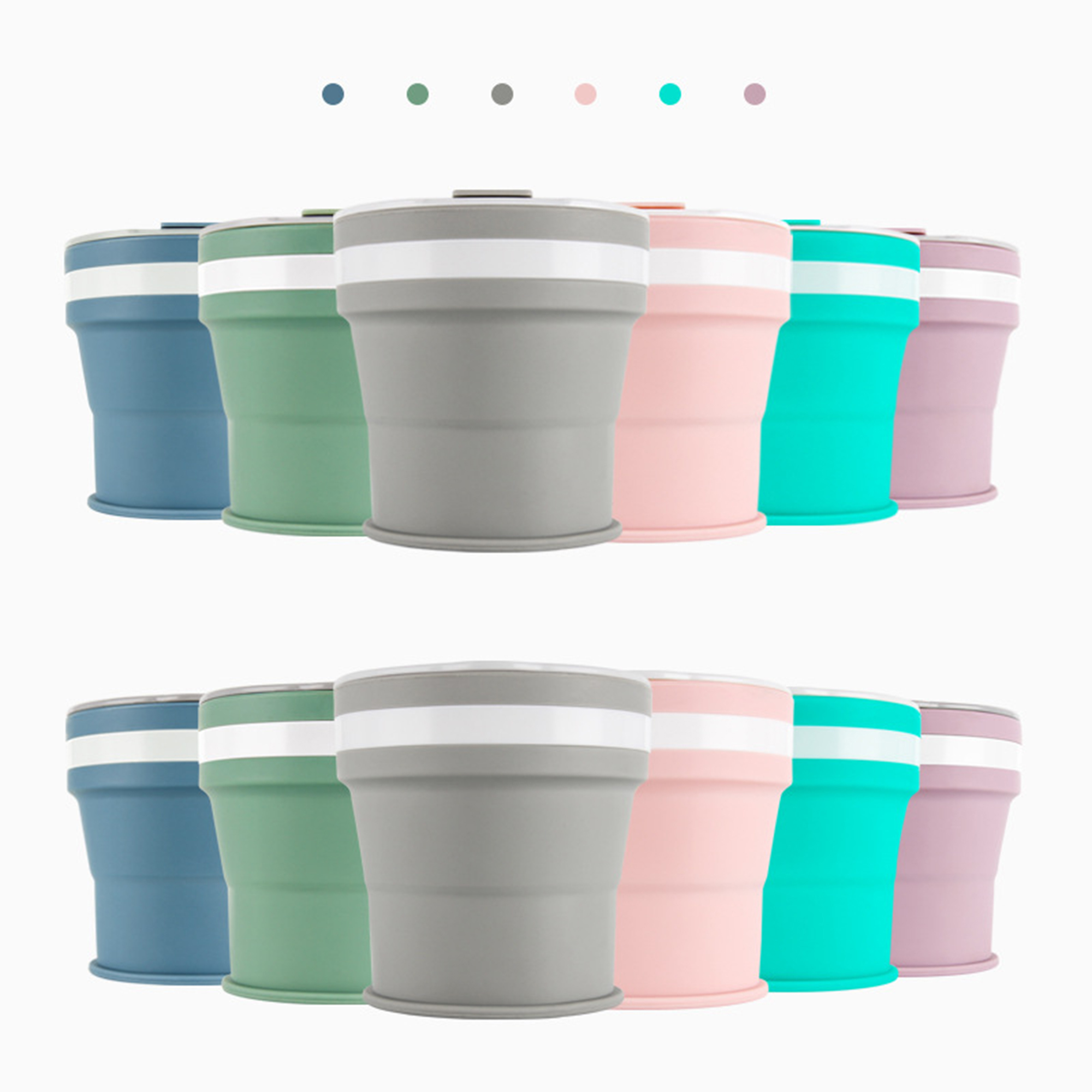 Portable Silicone Collapsible Cup 6