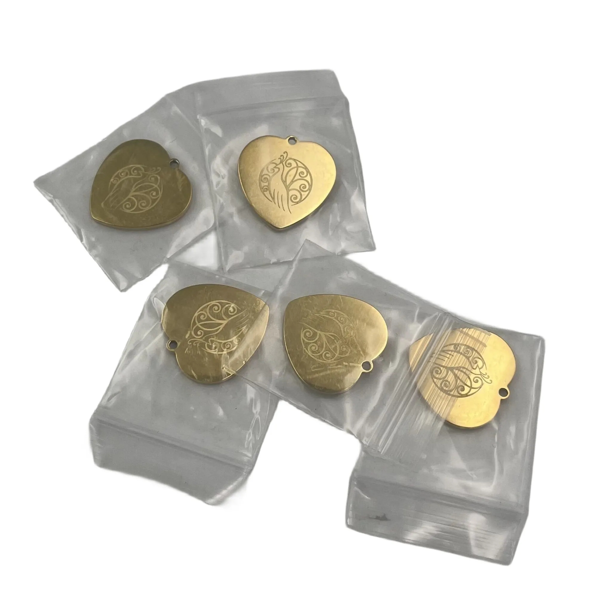 Gold Plated Pendant Jewelry For Men Women Stainless Steel 7