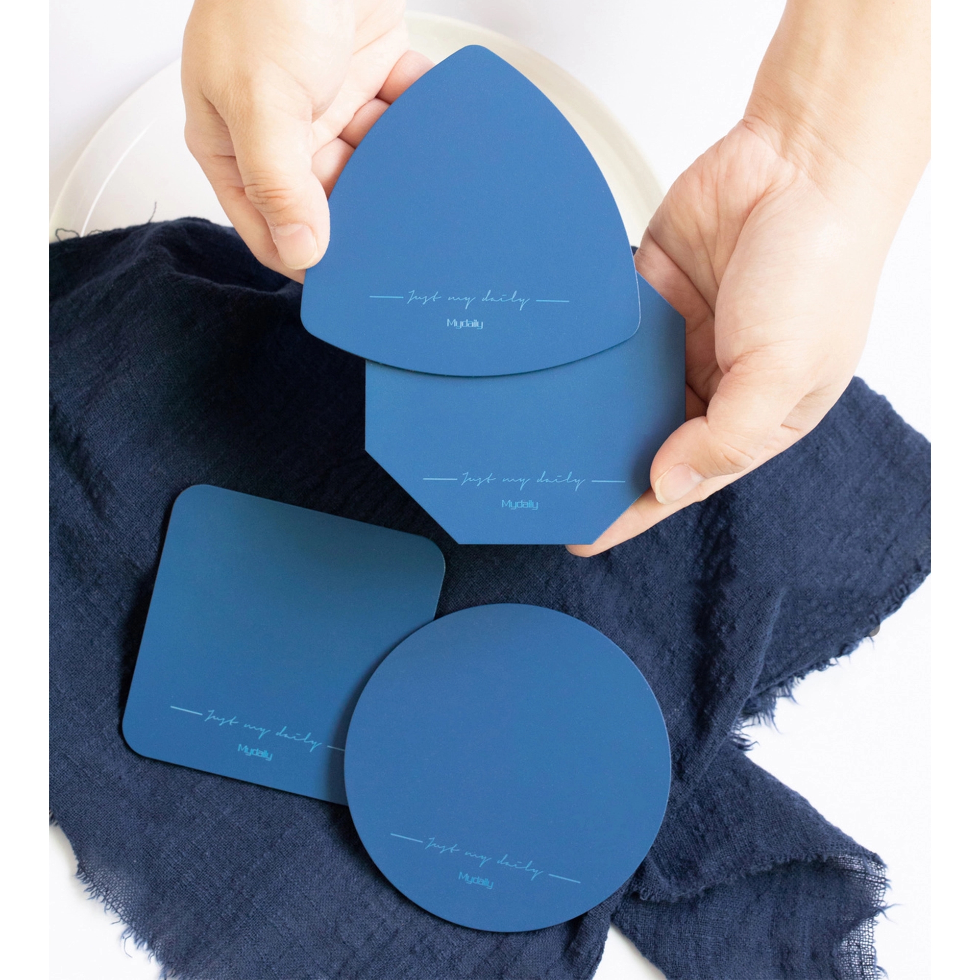 Klein Blue Coaster Rectangle Cup Wad MOQ 20PCS 3