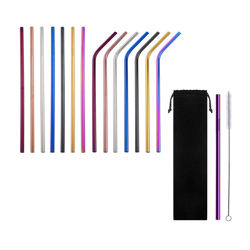 Multi-color Stainless Steel Drinking Straw 2