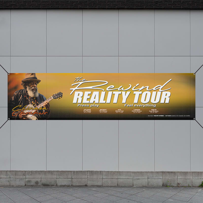 Custom 3' X 12' Mesh Banners 18