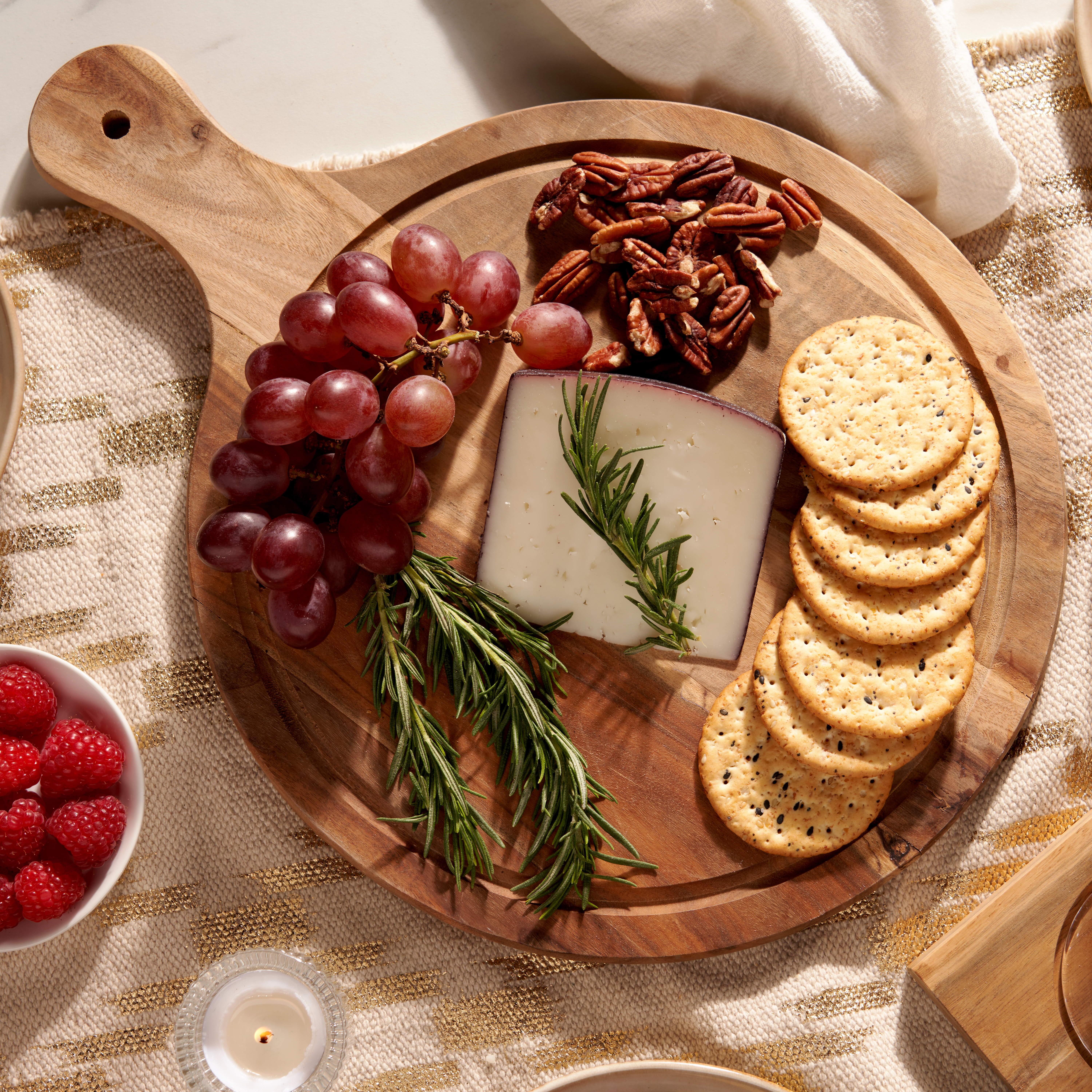 Twine Living® Acacia Wood Artisan Cheese Paddle 7
