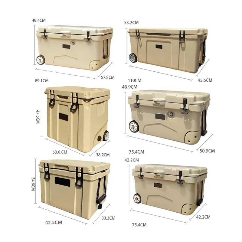 Outdoor Hard Cooler with Wheel Handle 3