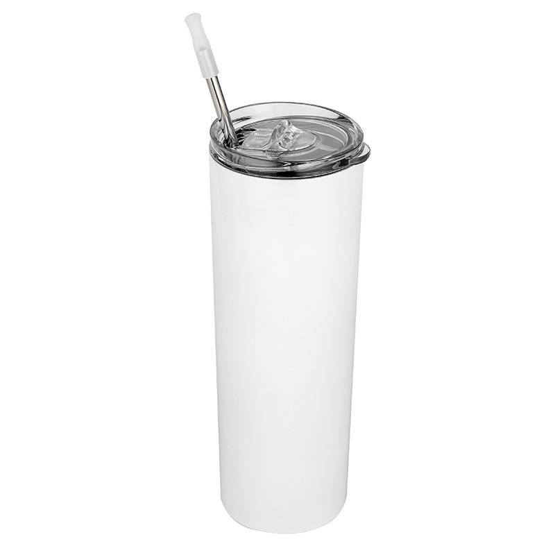 20Oz Straight Stainless Steel Tumbler Insulated Water Bottle 1