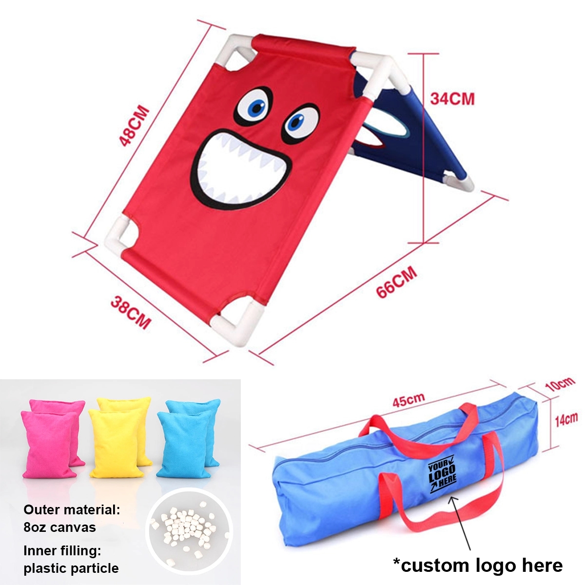 Portable Cornhole Toss Game Set 4