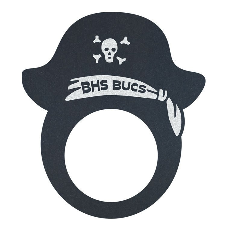 12" Foam Pirate Hat Visor 12