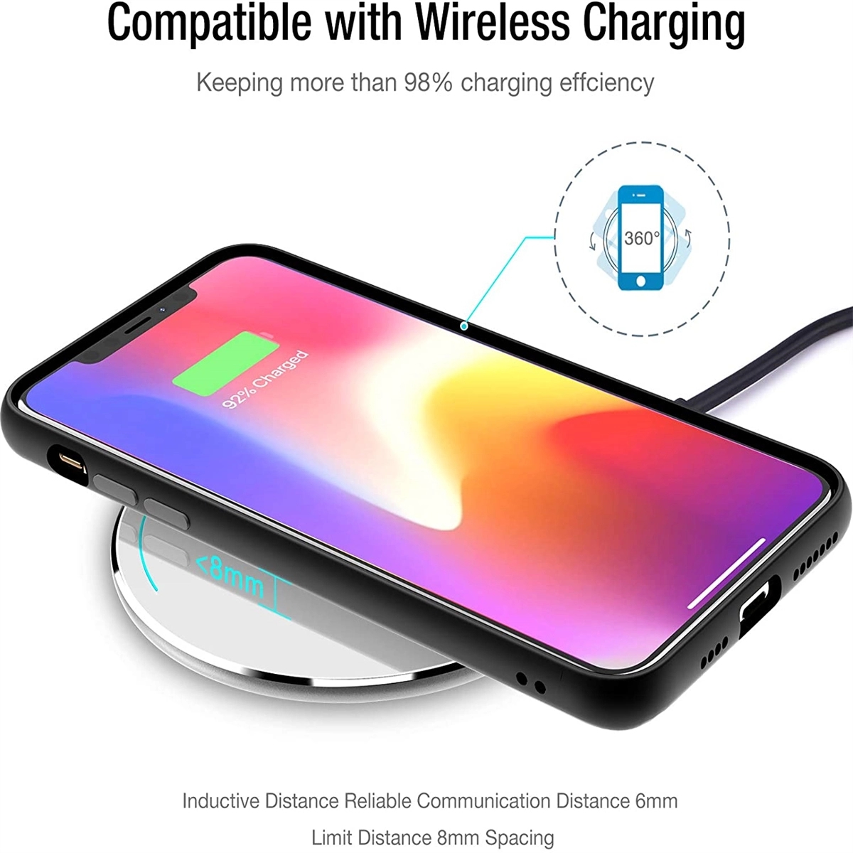 Fast Wireless Charger Qi-Certified  Charging Pad 2