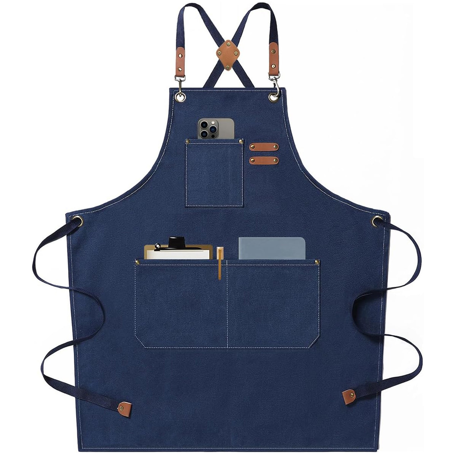 Chef Aprons with Large Pockets 2