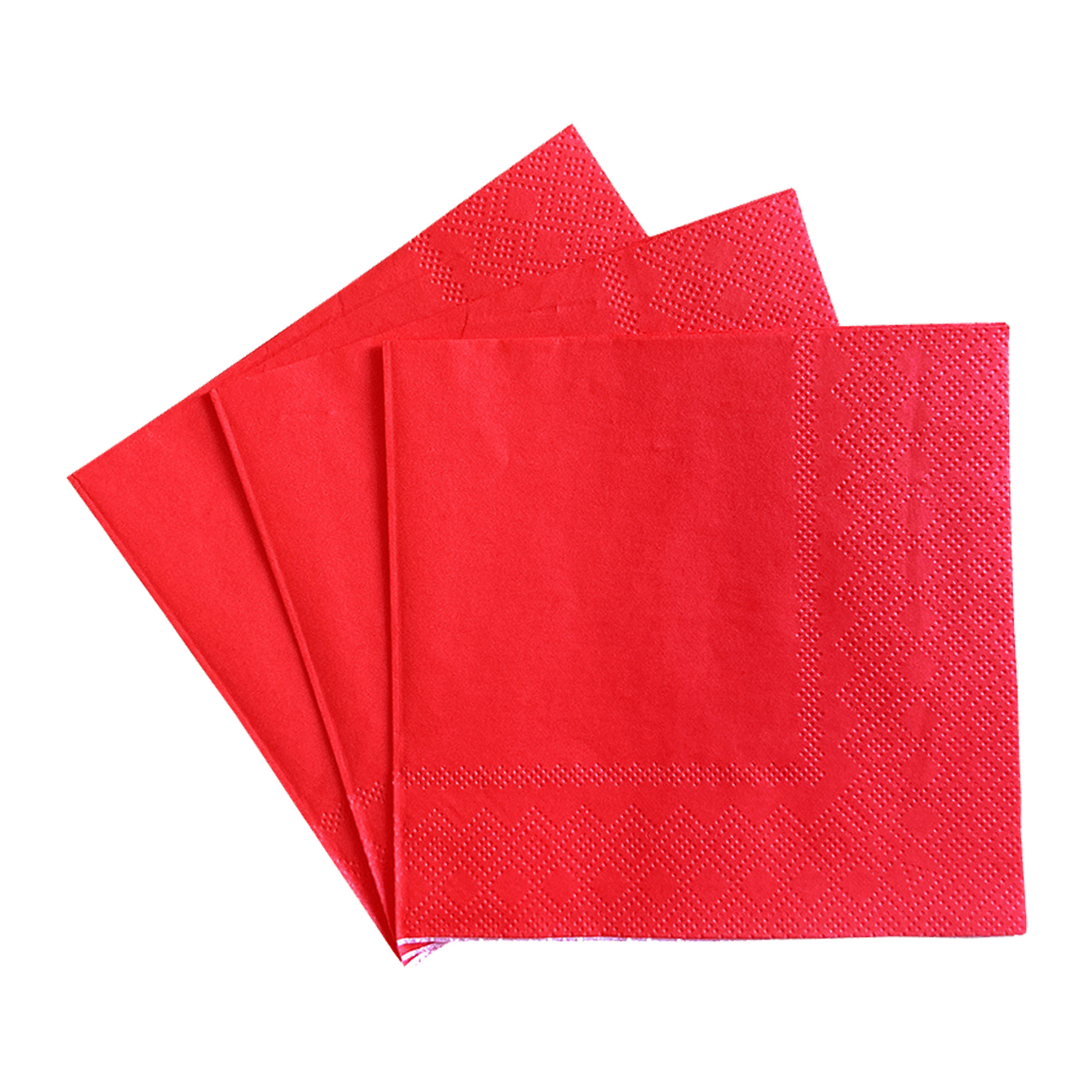 2 Ply 5'' Custom Colorful Cocktail Napkins 9