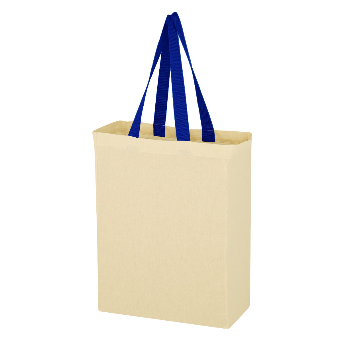 Natural Cotton Canvas Grocery Tote Bag, custom tote bag with logo imprint 1