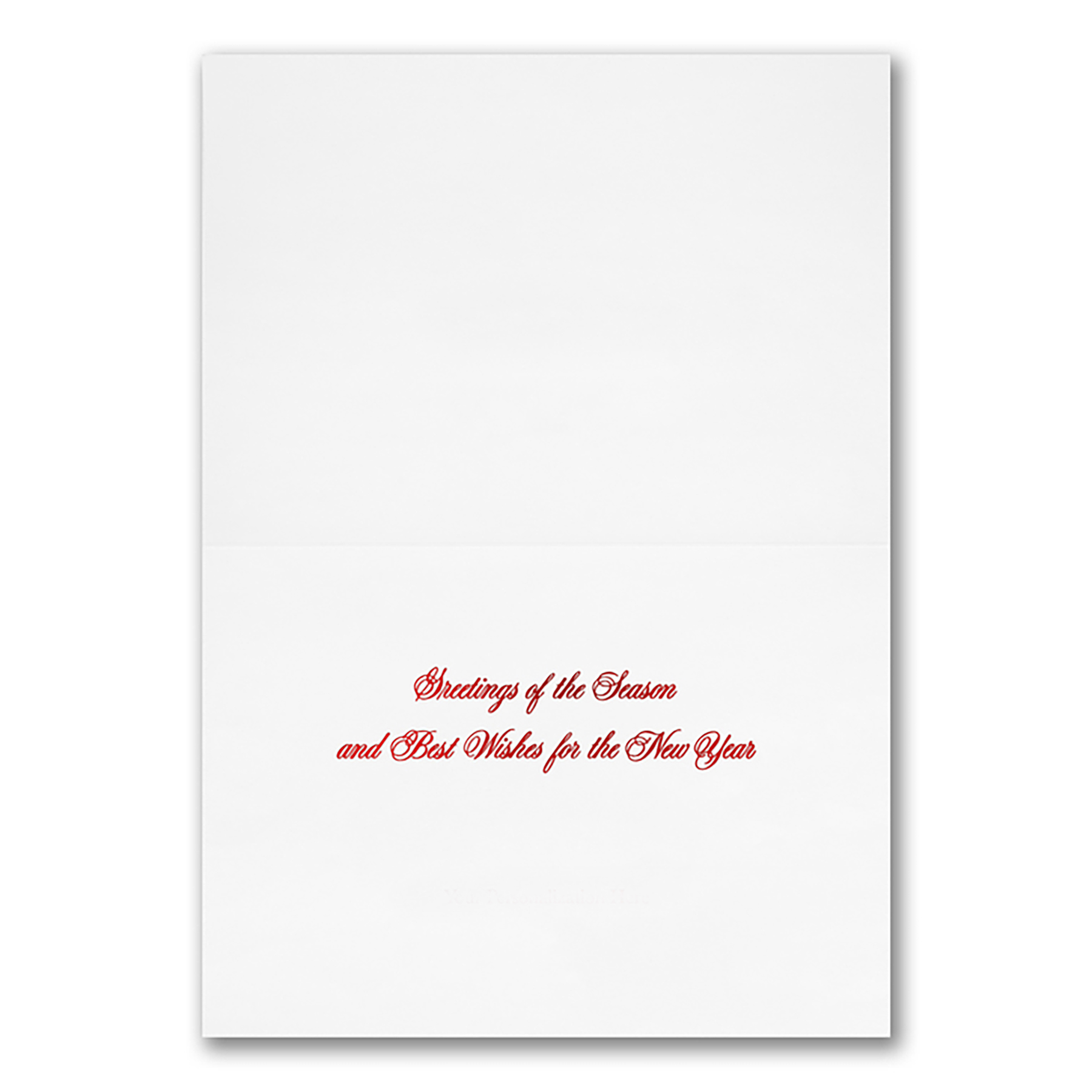 Frosted Greens Holiday Card 2