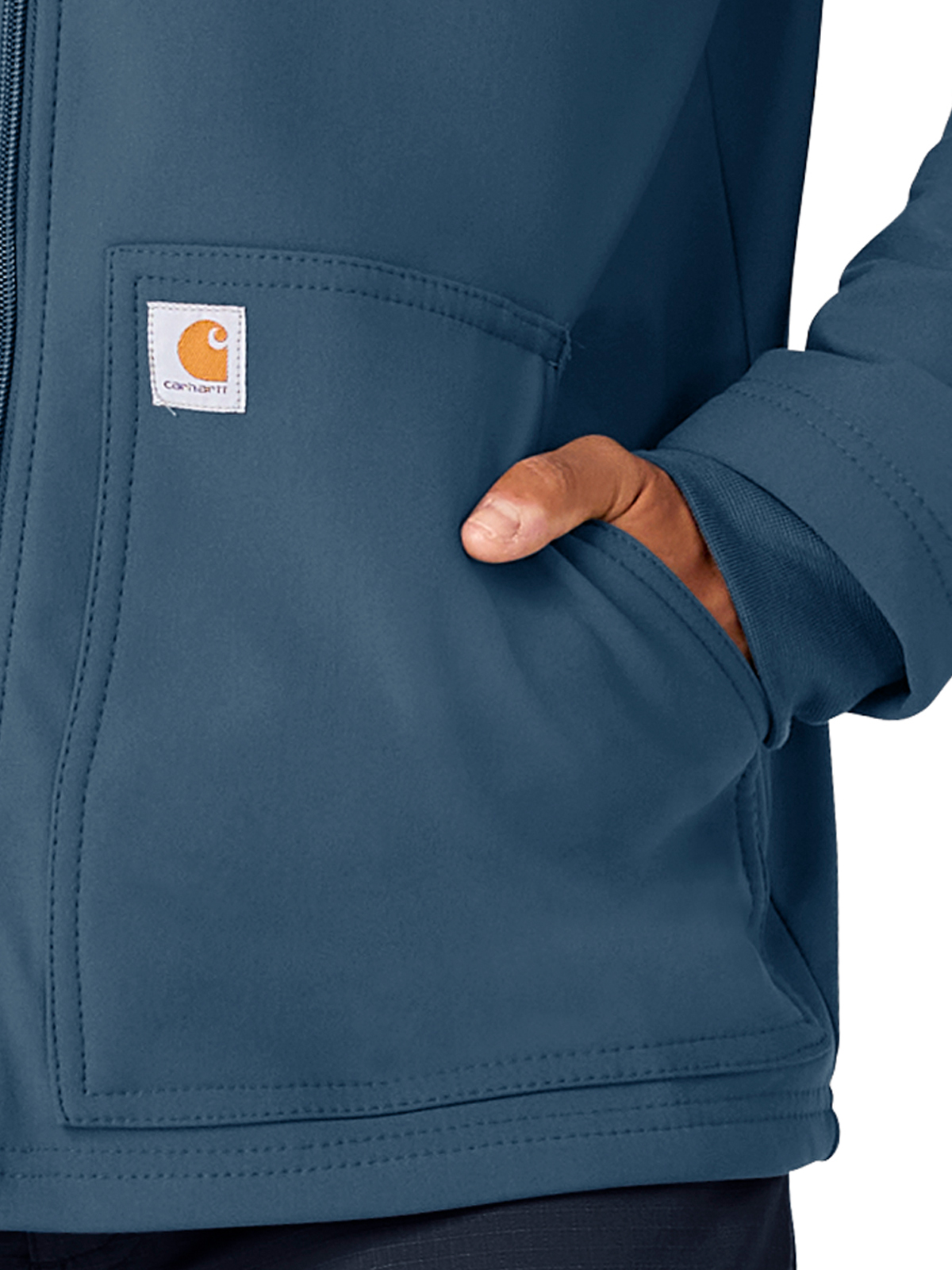 Carhartt Scrubs - Rugged Flex Peak - Men's Three-Pocket Bonded Fleece Jacket 14