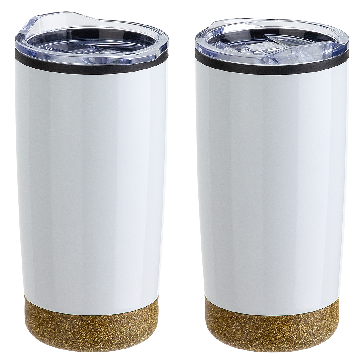 York 20 oz Stainless Steel/Polypropylene Tumbler with Cork Base 12