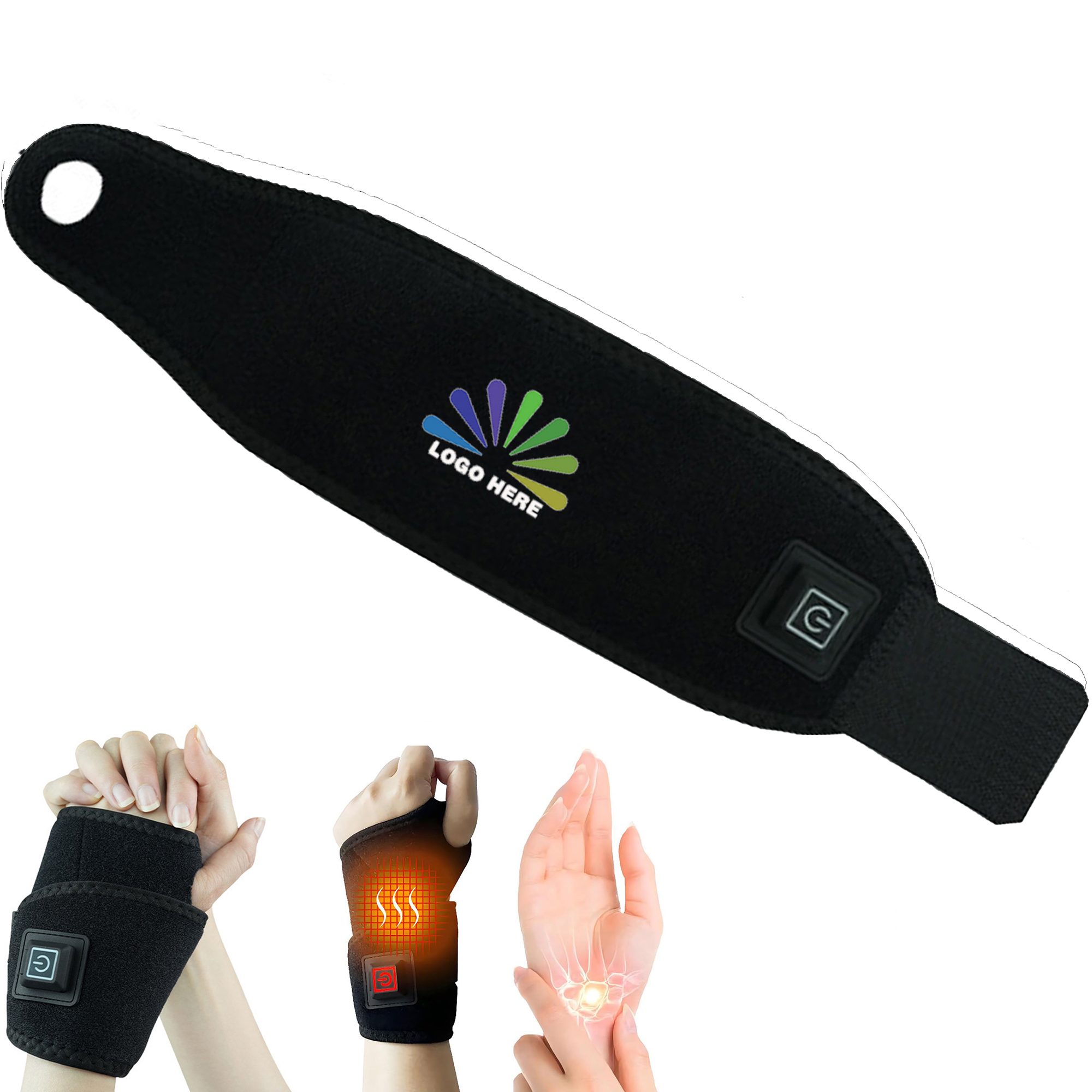 USB Heated Wristband with Adjustable Temperature 3